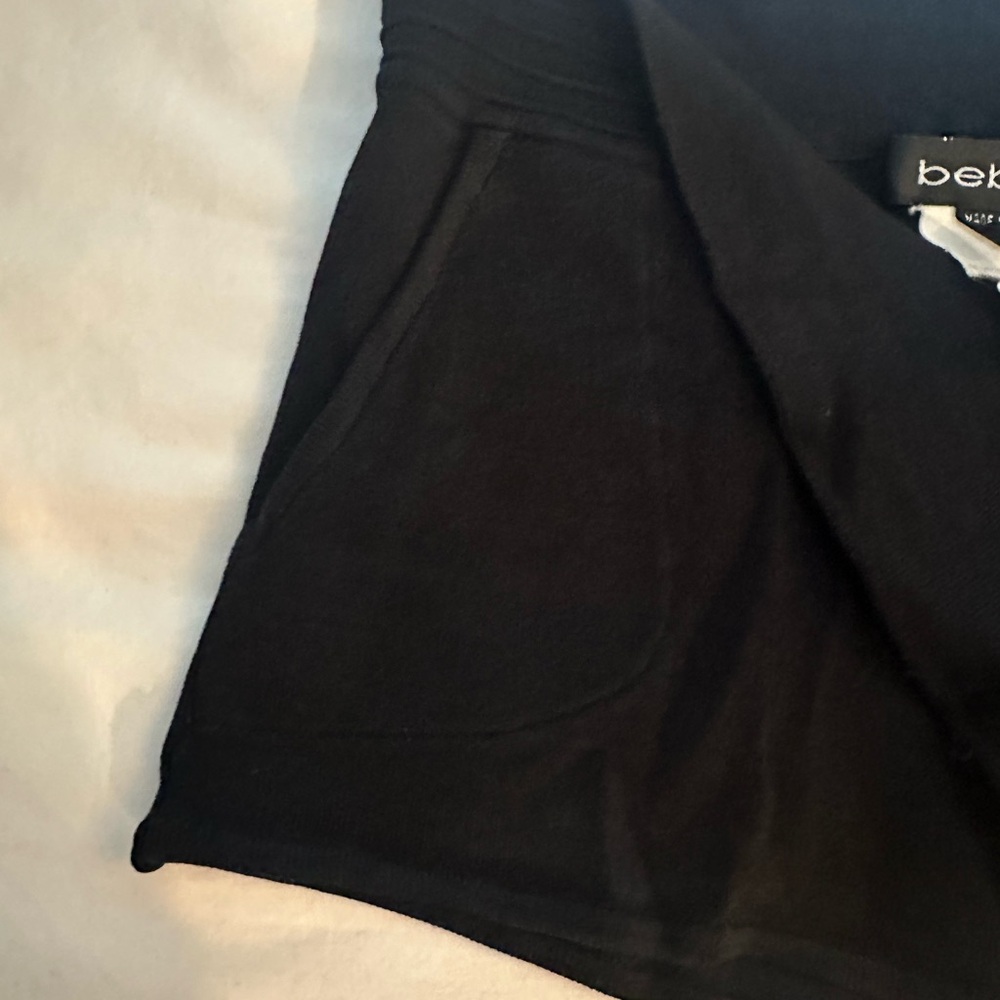 Vintage Y2K Bebe Club Shorts XS – Black Rayon Spandex Blend